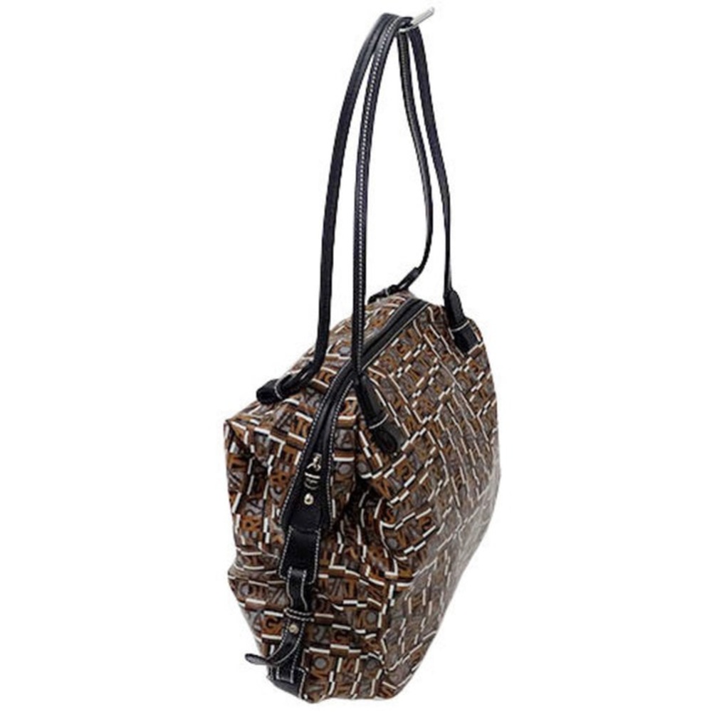 LMT: Salvatore Ferragamo Shoulder Brown Pouch Attached Handbag -NWOT - Picture 11 of 16